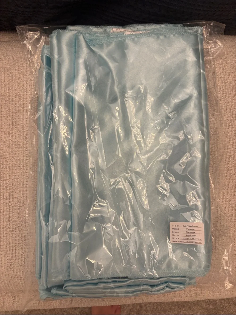 Light Blue Table Runners